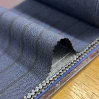 15CN1597 CANONIC カノニコ 21μ RUSTIC TROPICAL ストライプ 紺[生地] CANONICO(カノニコ) サブ画像