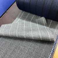 15CN1598 2025SS CANONIC カノニコ 21μ RUSTIC TROPICAL ペンシルストライプ グレー[生地] CANONICO(カノニコ) サブ画像