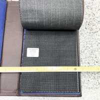 15CN1601 CANONIC カノニコ MESH SUITING(耳なし) グレンチェック ダークグレー[生地] CANONICO(カノニコ) サブ画像