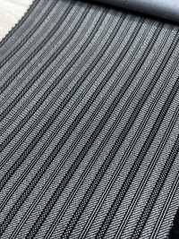 896S4613 NIKKE ニッケ IMPERIAL BLACK ストライプ S140s+Silk[生地] ニッケ サブ画像
