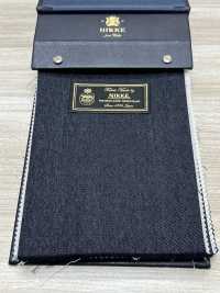 896S4311-38 NIKKE ニッケ WOOL DENIM ネイビー 無地 S140s[生地] ニッケ サブ画像