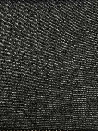 NIKKE ニッケ WOOL DENIM ブラック 無地 S140s
