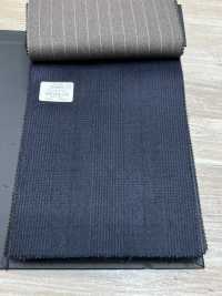 59544-24 25AW HERDREX 【Siro-milled wool】 サイロミルドウール 紺  グレンチェック[生地] 国島株式会社 サブ画像