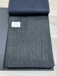 59544-45 25AW HERDREX 【Siro-milled wool】 サイロミルドウール チャコールグレー  グレンチェック[生地] 国島株式会社 サブ画像