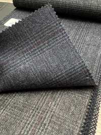 59545-36 25AW HERDREX 【Siro-milled wool】 サイロミルドウール グレー  グレンチェック[生地] 国島株式会社 サブ画像