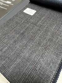 59545-85 25AW HERDREX 【Siro-milled wool】 サイロミルドウール ブラウン  グレンチェック[生地] 国島株式会社 サブ画像