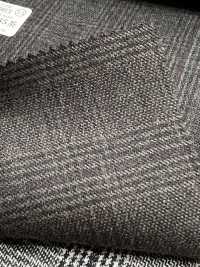 59545-85 25AW HERDREX 【Siro-milled wool】 サイロミルドウール ブラウン  グレンチェック[生地] 国島株式会社 サブ画像