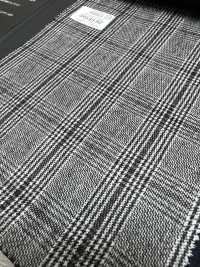 59545-92 25AW HERDREX 【Siro-milled wool】 サイロミルドウール ライトグレー  グレンチェック[生地] 国島株式会社 サブ画像