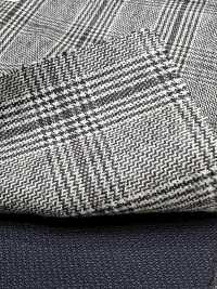 59545-92 25AW HERDREX 【Siro-milled wool】 サイロミルドウール ライトグレー  グレンチェック[生地] 国島株式会社 サブ画像