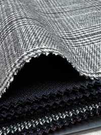 59545-92 25AW HERDREX 【Siro-milled wool】 サイロミルドウール ライトグレー  グレンチェック[生地] 国島株式会社 サブ画像