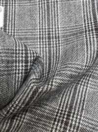 59545-92 25AW HERDREX 【Siro-milled wool】 サイロミルドウール ライトグレー  グレンチェック[生地] 国島株式会社 サブ画像