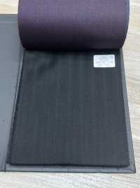 49578-17 25AW HERDREX 【Silk ＆ Wool】 シルクアンドウール ブラック シャドーストライプ[生地] 国島株式会社 サブ画像
