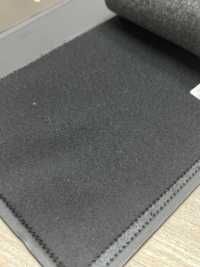 49576-19 25AW HERDREX 【Grace Flannel】 グレイスフランネル ブラック 無地[生地] 国島株式会社 サブ画像