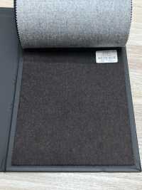 49576-82 25AW HERDREX 【Grace Flannel】 グレイスフランネル ブラウン 無地[生地] 国島株式会社 サブ画像