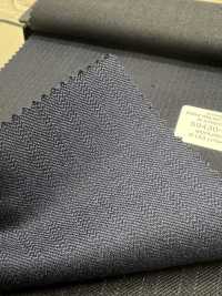 59430-35 25AW BEST SELECTION 【N-STRETCH】エヌストレッチ ネイビー シャドーストライプ[生地] 国島株式会社 サブ画像