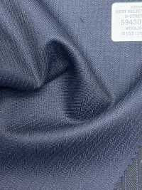 59430-35 25AW BEST SELECTION 【N-STRETCH】エヌストレッチ ネイビー シャドーストライプ[生地] 国島株式会社 サブ画像