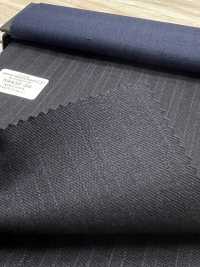 59431-26 25AW BEST SELECTION 【N-STRETCH】エヌストレッチ ネイビーXパープル シャドーストライプ[生地] 国島株式会社 サブ画像