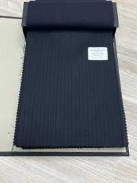 59431-40 25AW BEST SELECTION 【N-STRETCH】エヌストレッチ 濃紺Xパープル シャドーストライプ[生地] 国島株式会社 サブ画像