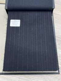 59432-24 25AW BEST SELECTION 【N-STRETCH】エヌストレッチ ネイビー シャドーストライプ[生地] 国島株式会社 サブ画像