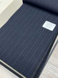 59432-38 25AW BEST SELECTION 【N-STRETCH】エヌストレッチ チャコールグレー シャドーストライプ[生地] 国島株式会社 サブ画像