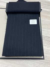 59432-38 25AW BEST SELECTION 【N-STRETCH】エヌストレッチ チャコールグレー シャドーストライプ[生地] 国島株式会社 サブ画像