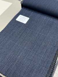 59433-36 25AW BEST SELECTION 【N-STRETCH】エヌストレッチ ネイビー グレンチェック[生地] 国島株式会社 サブ画像