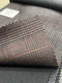 59433-71 25AW BEST SELECTION 【N-STRETCH】エヌストレッチ ブラウン グレンチェック[生地] 国島株式会社 サブ画像