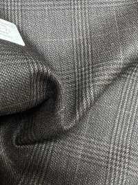 59433-71 25AW BEST SELECTION 【N-STRETCH】エヌストレッチ ブラウン グレンチェック[生地] 国島株式会社 サブ画像
