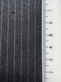 29412-62 25AW BEST SELECTION 【80 SUPER 100'S NINE MONTH】 チャコールグレー ストライプ[生地] 国島株式会社 サブ画像