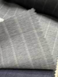 09402-40 25AW BEST SELECTION 【davaumi】ダバウミ ライトグレー チョークストライプ[生地] 国島株式会社 サブ画像