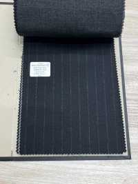 29415-23 25AW BEST SELECTION 【traditional fabric】トラディショナルファブリック チャコールグレー ストライプ[生地] 国島株式会社 サブ画像