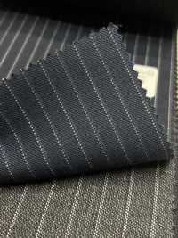 09405-26 25AW BEST SELECTION 【traditional fabric】トラディショナルファブリック 撥水ストレッチ ネイビー ストライプ[生地] 国島株式会社 サブ画像