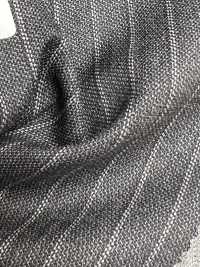 09406-40 25AW BEST SELECTION 【traditional fabric】トラディショナルファブリック 撥水ストレッチ グレー ストライプ[生地] 国島株式会社 サブ画像