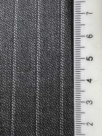 09406-40 25AW BEST SELECTION 【traditional fabric】トラディショナルファブリック 撥水ストレッチ グレー ストライプ[生地] 国島株式会社 サブ画像