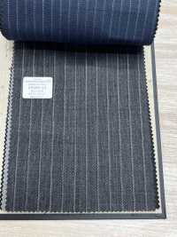 09406-40 25AW BEST SELECTION 【traditional fabric】トラディショナルファブリック 撥水ストレッチ グレー ストライプ[生地] 国島株式会社 サブ画像