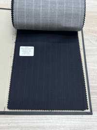 09414-25 25AW BEST SELECTION 【traditional fabric】トラディショナルファブリック ネイビー シャドーストライプ[生地] 国島株式会社 サブ画像