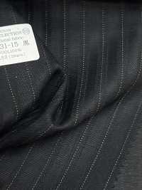 97431-15 25AW BEST SELECTION 【traditional fabric】トラディショナルファブリック ブラック ストライプ[生地] 国島株式会社 サブ画像