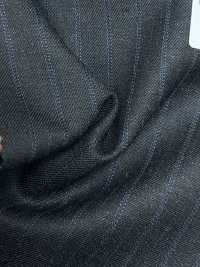 97432-53 25AW BEST SELECTION 【traditional fabric】トラディショナルファブリック チャコールグレー ストライプ[生地] 国島株式会社 サブ画像