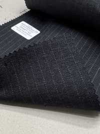 39467-42 25AW BEST SELECTION 【FANCY WORSTED】ファンシーウーステッド チャコールグレー ストライプ[生地] 国島株式会社 サブ画像