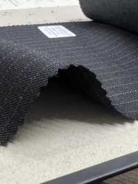 39467-42 25AW BEST SELECTION 【FANCY WORSTED】ファンシーウーステッド チャコールグレー ストライプ[生地] 国島株式会社 サブ画像