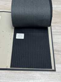 39467-42 25AW BEST SELECTION 【FANCY WORSTED】ファンシーウーステッド チャコールグレー ストライプ[生地] 国島株式会社 サブ画像