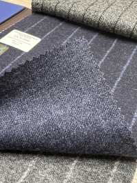 55CN5506 CANONICO(カノニコ) JERSEY WORSTED FLANNEL ネイビー チョークストライプ[生地] CANONICO(カノニコ) サブ画像