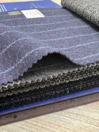 55CN5506 CANONICO(カノニコ) JERSEY WORSTED FLANNEL ネイビー チョークストライプ[生地] CANONICO(カノニコ) サブ画像