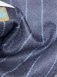 55CN5506 CANONICO(カノニコ) JERSEY WORSTED FLANNEL ネイビー チョークストライプ[生地] CANONICO(カノニコ) サブ画像