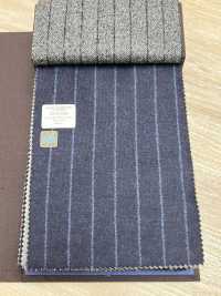 55CN5506 CANONICO(カノニコ) JERSEY WORSTED FLANNEL ネイビー チョークストライプ[生地] CANONICO(カノニコ) サブ画像