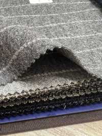 55CN5507 CANONICO(カノニコ) JERSEY WORSTED FLANNEL グレー チョークストライプ[生地] CANONICO(カノニコ) サブ画像