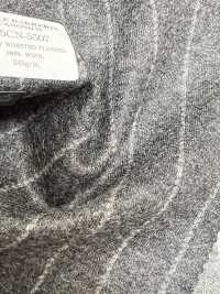 55CN5507 CANONICO(カノニコ) JERSEY WORSTED FLANNEL グレー チョークストライプ[生地] CANONICO(カノニコ) サブ画像