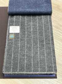 55CN5507 CANONICO(カノニコ) JERSEY WORSTED FLANNEL グレー チョークストライプ[生地] CANONICO(カノニコ) サブ画像