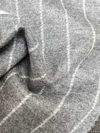55CN5508 CANONICO(カノニコ) JERSEY WORSTED FLANNEL ライトグレー チョークストライプ[生地] CANONICO(カノニコ) サブ画像