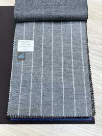 55CN5508 CANONICO(カノニコ) JERSEY WORSTED FLANNEL ライトグレー チョークストライプ[生地] CANONICO(カノニコ) サブ画像